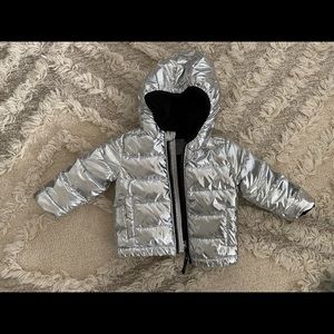 12-18m Primary Silver Puffer: worn once!